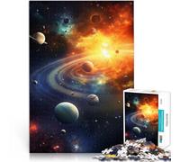 pour s'amuser en Famille Le système Solaire Puzzle pour Adolescents 1000 pièces 38x52cm Décoration d'intérieur Convient aux 14 Ans et Plus