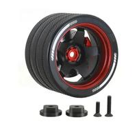 Pour Sanwa MT4 MT5 M12 M17 Pour Futaba 4px 7px Pour Flysky NB4 KO EX Next Wfly X9 Volant Métallique Pour Télécommande RC RC Crawlers Pièces(Red,B)