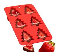 Pour sapin de Noël, moule de four en forme d'arbre en matériau alimentaire, moule en silicone alimentaire à 6 cavités, pour la maison, la cuisine, la pâtisserie, les gâteaux, la mousse et les fêtes