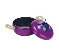 Pour sauces avec couvercle - Cuisson antiadhésive pour la préparation de et | Poêle à pocher avec couvercle, pour la cuisine cuisinière à induction, cuisinière, mijoter, rôtir, spaghetti, soupe