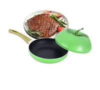 Pour sauces avec couvercle, cuisson antiadhésive pour la préparation de etc, poêle à pocher avec couvercle | Pour cuisinières à induction et plaques de cuisson, cuisson de soupe au lait, spaghetti