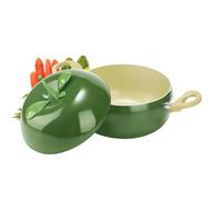 Pour sauces avec couvercle - mijoteuse avec couvercle - Pour cuisinières à induction, cuisinières électriques, rôtis, cuisine, lait, soupe