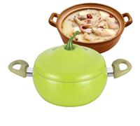 Pour sauces avec couvercle, mijoteuse | Poêle à pocher avec couvercle - Pour cuisinières à induction, plaques électriques, cuisson au lait, cuisson au lait, soupe