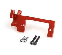Pour Scania Pour Actros À Monter Soi-même 1/14 Support Boîte Vitesses Métal Direction Servo Détachées Voitures Radiocommandées Accessoires Mises Niveau RC Pièces De Bricolage(Red)