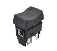 Pour Scania Pour Série 3 4 Camion 6 Broches Voiture Électrique Lève-vitre Interrupteur De Commande Simple Bouton Poussoir 1488066 1434808 Interrupteur lève-vitre électrique(Without lights)