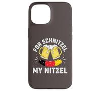 Pour Schnitzel My Nitzel, bière allemande Wurst Funny Oktoberfest Coque pour iPhone 15
