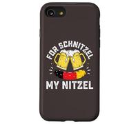 Pour Schnitzel My Nitzel, bière allemande Wurst Funny Oktoberfest Coque pour iPhone SE (2020) / 7 / 8