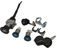 pour Scooter Yamaha ZY125 ZY100 CH125 : verrou de contacteur d'allumage électrique A394, Jeu de clés pour verrou de Selle et contacteur d'allumage.