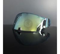 Pour Scorpion Kdf-16-1 Exo-R1 Air Casque Carbone Visière Bouclier Lentille Anti-Uv Pour Scorpion Exo-R520 Exo-1400 Intégrale Casque Lentille - Type Gold