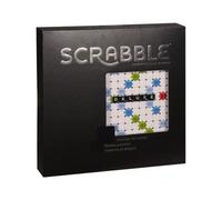 cavernedesjouets pour Scrabble Deluxe, Version Francaise - Plateau pivotant, Maintien des Lettres - Mots croises - Set Jeu Societe Classique et Carte