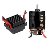 Pour Scx10 90046 Pour Traxxas Pour Trx4 D90 Pour Hsp Pour Tamiya Pour Hpi 1/10 320 A Variateur Électronique Vitesse ESC À Balais Moteur 540 Voiture RC Remplacement PièCes Rc(45T)