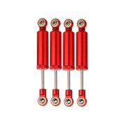 Pour SCX10 II RBX10 Pour Wraith Pour TRX4 Pour Redcat Pour Axial Chenille Type 1/10 70 80 90 100 110mm 4 Pièces Intégrées Amortisseur À Ressort Amortisseurs Modèles(Red,80mm)