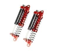 Pour Scx10 Pour Trx-4 Pour Trx-6 1/10 L93 Mm Amortisseur Double Pression NéGative D'Huile RéGlable MéTal Rc Voiture Sur Pour Circuit Pièces Amortisseurs RC(Red,2PCS)