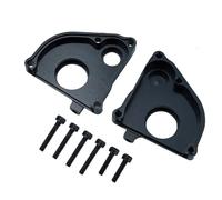 Pour SCX24 Pour Gladiator Pour Bronco C10 Pour JLU 1/24 1 Pièce Boîtier De Transmission Intermédiaire Métal Mise À Niveau Accessoires Voiture RC Pêne Dormant Pièces Améliorations RC(Black)