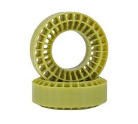 Pour SCX24 Pour TRX4M Pour FCX24 Ax24 Enduro24 1/18, 1/24 Jantes 2,5 Cm Pneus Insert En Gel De Silice Mousse 55 X 20 Mm Accessoires Auto Pour Véhicules Radiocommandés RC Pièces Rechange(Green 2pcs)