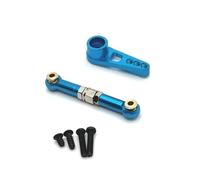 Pour SCY 16101 16102 16103 16104 16201 1/16 Bras De Servo 25T Palonnier Biellette De Direction En Métal Voiture RC Pièces Et Accessoires De Mise À Niveau Composants(Blue)