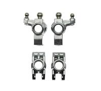 pour SCY 16101 16102 16103 16201 16101Pro 16102Pro 16103Pro 16201Pro Coupelle De Direction Avant en Métal Et Porte-moyeu Arrière 1/16 RC Car Upgrade Parts Accessoires RC(Front and Rear)
