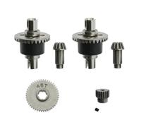 pour SCY 16101 16102 16103 16201 pour Pro 1/16 Différentiel en Métal Et Ensemble D'engrenages Mises À Niveau RC sans Balais Accessoires De Modification Accessoires RC