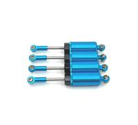 Pour Scy 16101pro 16102pro 16103 Q130 1/16 Amortisseur Hydraulique En Métal Pour Voiture Télécommandée RC Pièces Et Accessoires De Remplacement Et D'utilisation RC Car Amortisseurs(Blue)