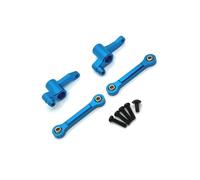 Pour SCY 18101 18102 1/18 Groupe Direction En Métal Tige Voiture Télécommandée Véhicules Chenilles Pièces Accessoires Mises Niveau Remplacements RC Pièces De Voiture(Blue)