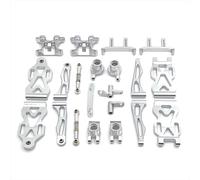 Pour SCY Pour JJRC 16101 16102 16103 16104 16106 16201 1/16 Kit De Mise À Niveau Et Vulnérabilité Pour Pièces Voiture RC En Métal Pièces Voitures RC(Silver)