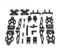 Pour SCY Pour JJRC 16101 16102 16103 16104 16106 16201 1/16 Voiture RC Kit De Pièces D'amélioration Et De Vulnérabilité En Métal Accessoires Rc(Black)