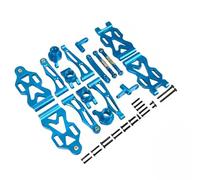 pour SCY RC Car 16101 16102Pro 16103 Mise À Niveau Pièces Métalliques Accessoires Bras De Suspension Siège De Roue Ensemble De Coupelles De Direction Pièces Modifiées Accessoires RC(Blue)