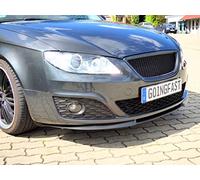 Pour Seat Exeo Spoiler Lèvre Lame Inférieure Pare-Choc Avant Noir Mat 2008-2013
