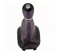 Pour Seat Leon 1M1 2002-2006 Pommeau De Levier Remplacement ABS/Cuir PU | 5 vitesses/6 vitesses,Manuel,Ajustement Style OE,Spécification Usine,Ajustement Direct(5 speed Black)