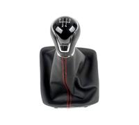 Pour Seat Leon 5 Doors 2012-2020 Sportif Pommeau De Vitesse Rouge/Noir
