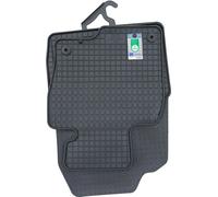 pour Seat Leon à partir de 11/2012-03/2020 Tapis adaptés PETEX Tapis en caoutchouc 4 pièces noir Tapis tous temps Tapis en caoutchouc