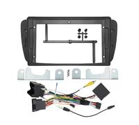 pour Seat pour Ibiza S1 2008-2012 2013 2014 2015 Adaptateur Cadre Tableau Bord Voiture 9 Pouces Harnais Couverture Panneau Tableau Bord Audio Radio MENSUNUBNM(Frame Cable Canbus)