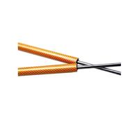Pour SEAT Pour Leon 1P Hatchback Mk2 2005-2012 Vérins À Gaz Pour Hayon Arrière Support Levage Amortisseur 500 Mm(Orange Carbon Fiber)