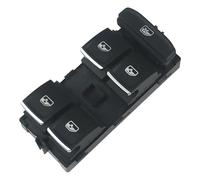 Pour SEAT Pour Leon 2013 - 2018 Bouton Commande Principal Fenêtre Électrique Interrupteur 5G0959857 Lumière Rouge/blanche Interrupteur Vitre Électrique(ElectroplateRed)