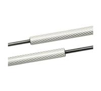 Pour SEAT Pour Leon MK2 1P Capot Modifier Vérins À Gaz Fibre Carbone Ressort Support Levage Absorbeur Amortisseurs Ressorts À Gaz Capot Voiture(Silver carbon fiber)