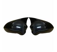 Pour Seat Pour Leon Pour MK2 1P Facelift Pour Ibiza Pour MK4 6J Pour Exeo 3R 2008-2017 Ajouter Capuchons Protection Rétroviseur Latéral Coques remplacement rétroviseurs(Gloss Black1)