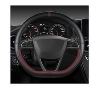 pour Seat pour Tarraco pour Arona pour Ateca pour Ibiza pour Toledo pour MII pour Leon Housse Volant Voiture Protecteur Volant Decoration Interieur(D Wine Red)
