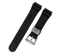 Pour Seiko 5 No. Solar Watchband Band Men Silicone Rubber Strap 22 mm Sports Plongée en conserve SNE537