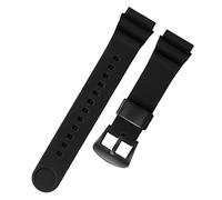 Pour Seiko 5 No. Solar Watchband Band Men Silicone Rubber Strap 22 mm Sports Plongée en conserve SNE537