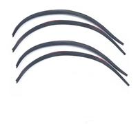 Pour Série 1 3 4 5 7 X1 X3 X4 X5 X6 Universel Voiture Fender Flare Roue Sourcil Bande Anti-rayures Lèvre Autocollants Garniture RESPUNEKBAH(4pcs Carbon Fiber Look)