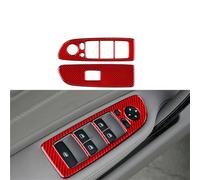 Pour Série 1 E81 E82 E87 E88 2008-2013 Autocollant En Fibre Carbone Véritable Garniture Cadre Commutateur Lève-vitre Électrique Porte Voiture HGMGFYCX