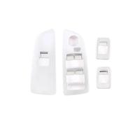 Pour Série 1 E81 E87 2007-2011 ABS Autocollant Décoratif Pour Cadre De Commutateur De Lève-vitre Panneaux De Garniture Automobile(Argent)