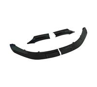 pour Série 1 F20 2012 2013 2014 Lame De Pare-Chocs Avant Diffuseur Et Aileron(1 Set Gloss Black)