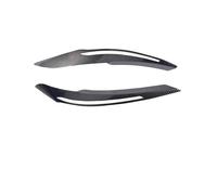 Pour Série 1 F20 F21 MSport Pre LCI Hatchback 2011-2014 Projecteurs Voiture Moulures Sourcils Couvre-yeux Phares Garniture couverture paupière sourcil phare(Fibre de carbone)