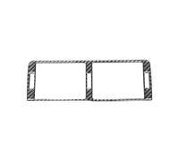 Pour Série 3 E46 1999-2004 Autocollant Décoratif Pour Grille D'aération Centrale Du Tableau De Bord IENQBVL(Carbon Fiber Black)