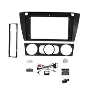 pour Série 3 E90 E91 E92 E93 2Din Fascia D'autoradio Cadre Multimédia Cordon d'alimentation Boîtier Canbus Panneau Kit Fascia du Panneau Radio(Cadre Un CANBUS)