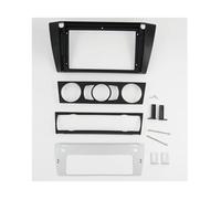 pour Série 3 E90 E91 E92 E93 2Din Fascia D'autoradio Cadre Multimédia Cordon d'alimentation Boîtier Canbus Panneau Kit Fascia du Panneau Radio(Cadre)