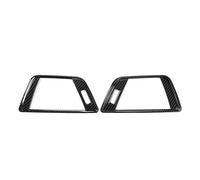Pour Série 3 F30 2013-2018 - 2 Enjoliveurs De Grilles D'aération Latérales Style Fibre Carbone