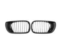 Pour Série 3 Pour Berline E46 4 Portes 320i 350i Pare-chocs Avant Grille Course 1 Paire Couvercles Calandre Sport À Lamelles Simples Avant Grille Phares Antibrouillard(Matte Black)