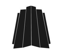 Pour Série 5 E60 E61 4DR 2003-2010 Pilier Fenêtre Voiture Poteaux Garnitures Porte Couverture Noir Brillant Pièces Extérieures Autocollant Joints Portes Et Fenêtres Automobiles(Black)